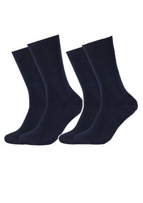 Set sokken marine van 4 paar + 1 paar gratis