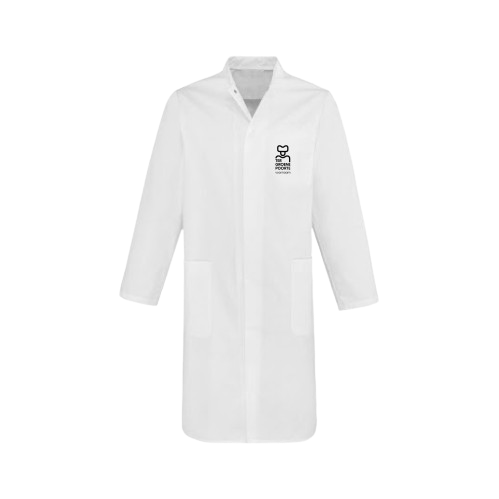 Stofjas met logo TGP en voornaam van de leerling