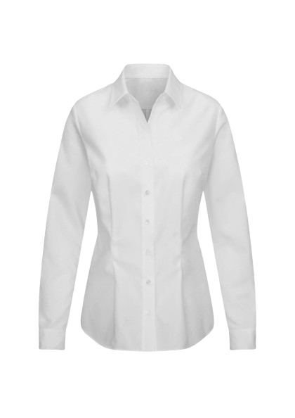 Dames bloes wit voor service
