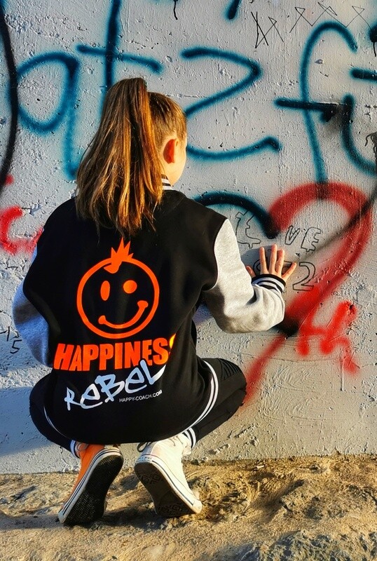 31. HAPPINESS REBEL
- KIDS Sweat College Jacket