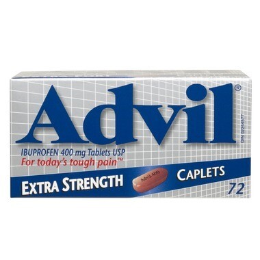 Advil Extra Strength 400mg Capletsx 72