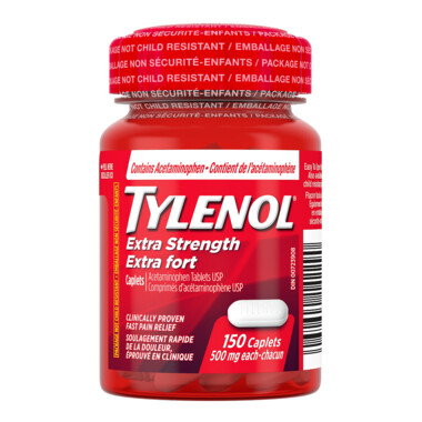 Tylenol Extra Strength 500mg Caplets x 150