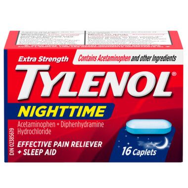 Tylenol Nighttime Extra Strength Caplets x16