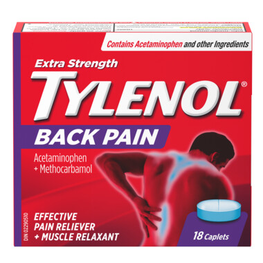 Tylenol Back Pain Extra Strength Caplets x18 Tylenol Back Pain Extra Strength Caplets x18