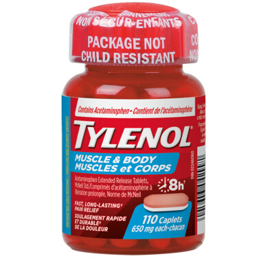 Tylenol Muscle Aches & Body Pain Caplets x110