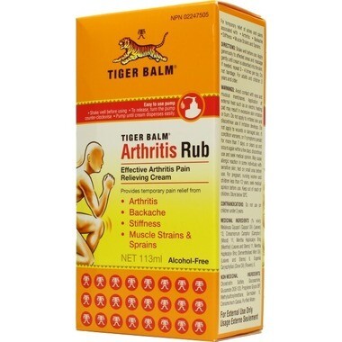 Tiger Balm Arthritis Rub 113grams