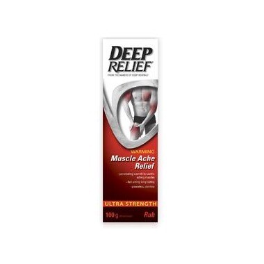 Deep Relief Warming Muscle Ache Relief Ultra Strength Rub 100grams