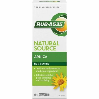 RUB A535 Natural Source Arnica Pain Relief Cream, Non-Heating