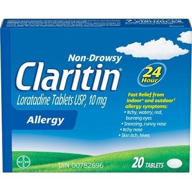 Claritin Non-Drowsy Allergy 20 Tabs