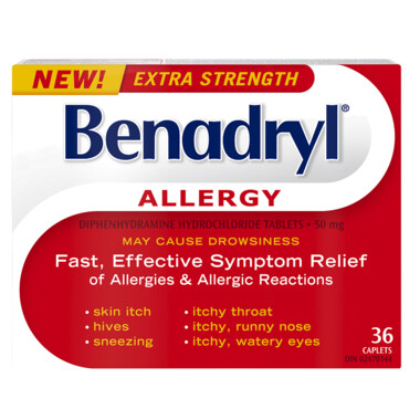 Benadryl Extra Strength x12 Tabs