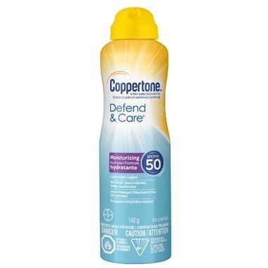 Coppertone Defend & Care Sunscreen Spray SPF 50