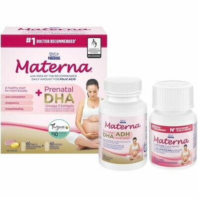 MATERNA® + DHA Prenatal Supplement Combo-Pack