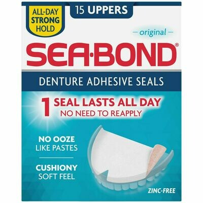 Sea-Bond Denture Adhesive Original Uppers x15