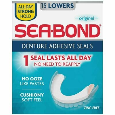 Sea-Bond Sea Bond Denture Adhesive Wafers Original x 15