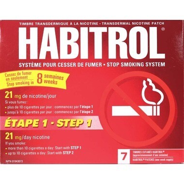 Habitrol Stop Smoking System Step 1 x7 patches