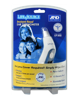 LifeSource Ear Thermometer UT302 LifeSource Ear Thermometer UT302