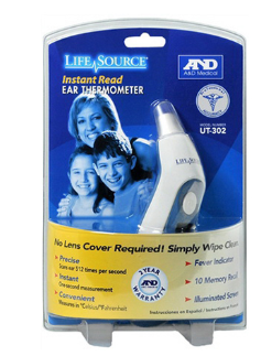 LifeSource Ear Thermometer UT302