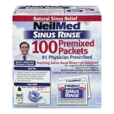NeilMed Sinus Rinse Refill x 100 Packets
