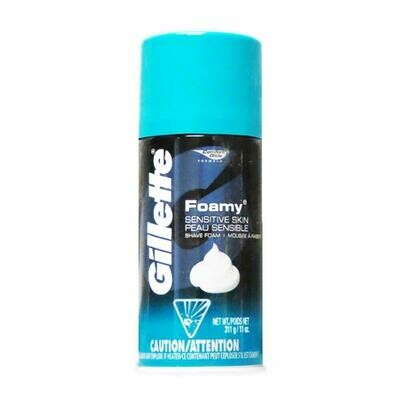 Gillette Shave Foam- Foamy Sensitive Skin (311g)