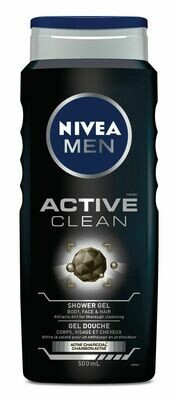 NIVEA MEN Active Clean Shower Gel 500ML