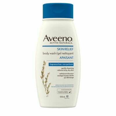 Aveeno Body Wash, Skin Relief, 532mL