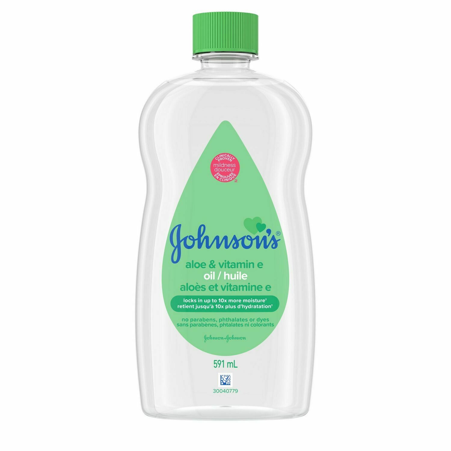 Johnson's Baby Oil, Aloe Vera 591ML Johnson's Baby Oil, Aloe Vera 591ML