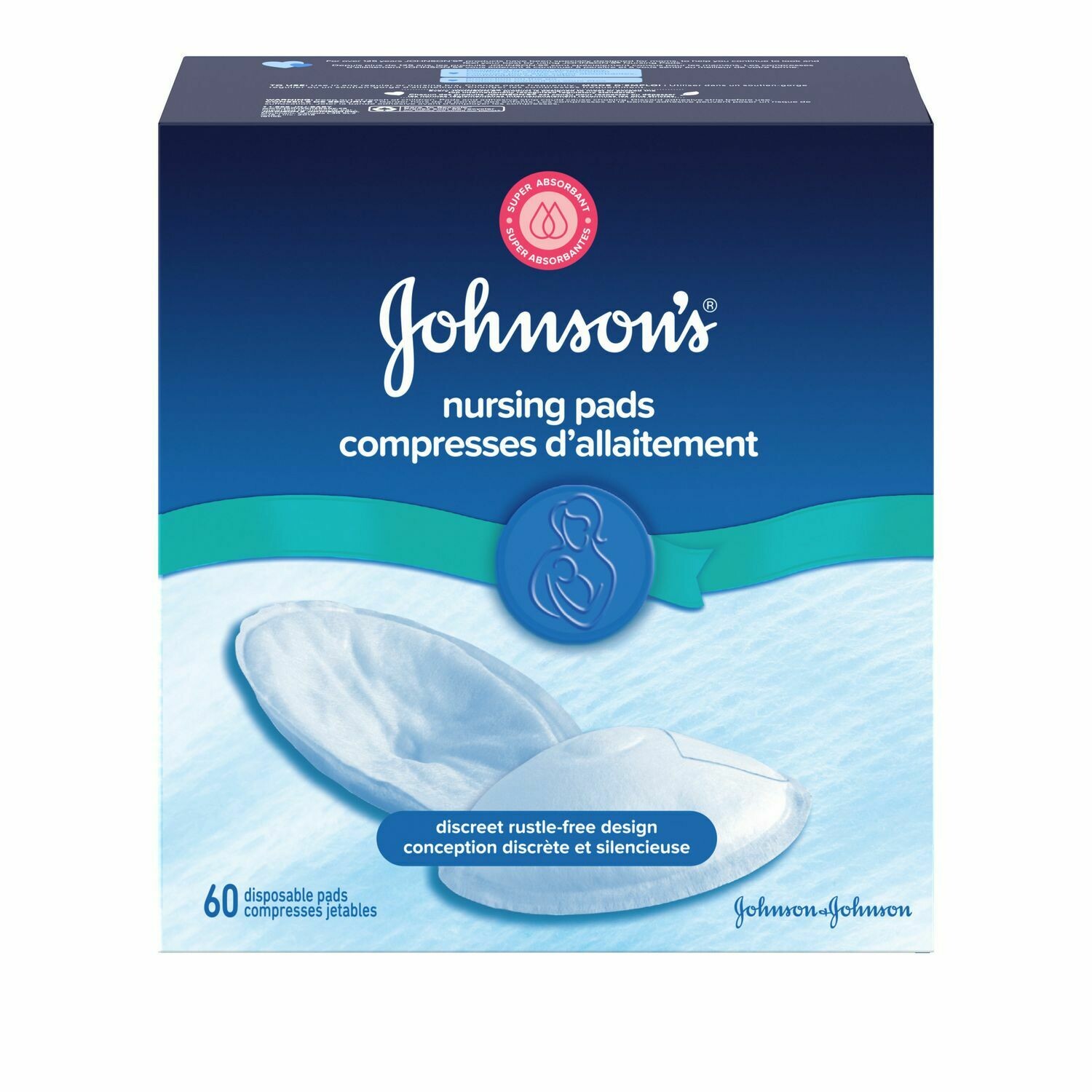 Johnson's Baby Johnson's Nursing Breast Pads x60 Johnson's Baby Johnson's Nursing Breast Pads x60