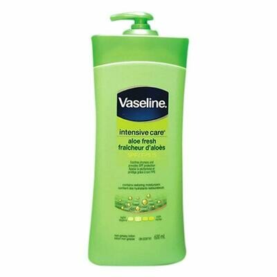 Vaseline Body Lotion Intense Care With Aloe Fresh (600ml)