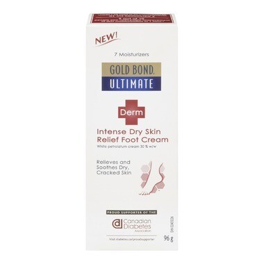 Gold Bond Ultimate Derm Intense Dry Skin Relief Foot Cream 96grams
