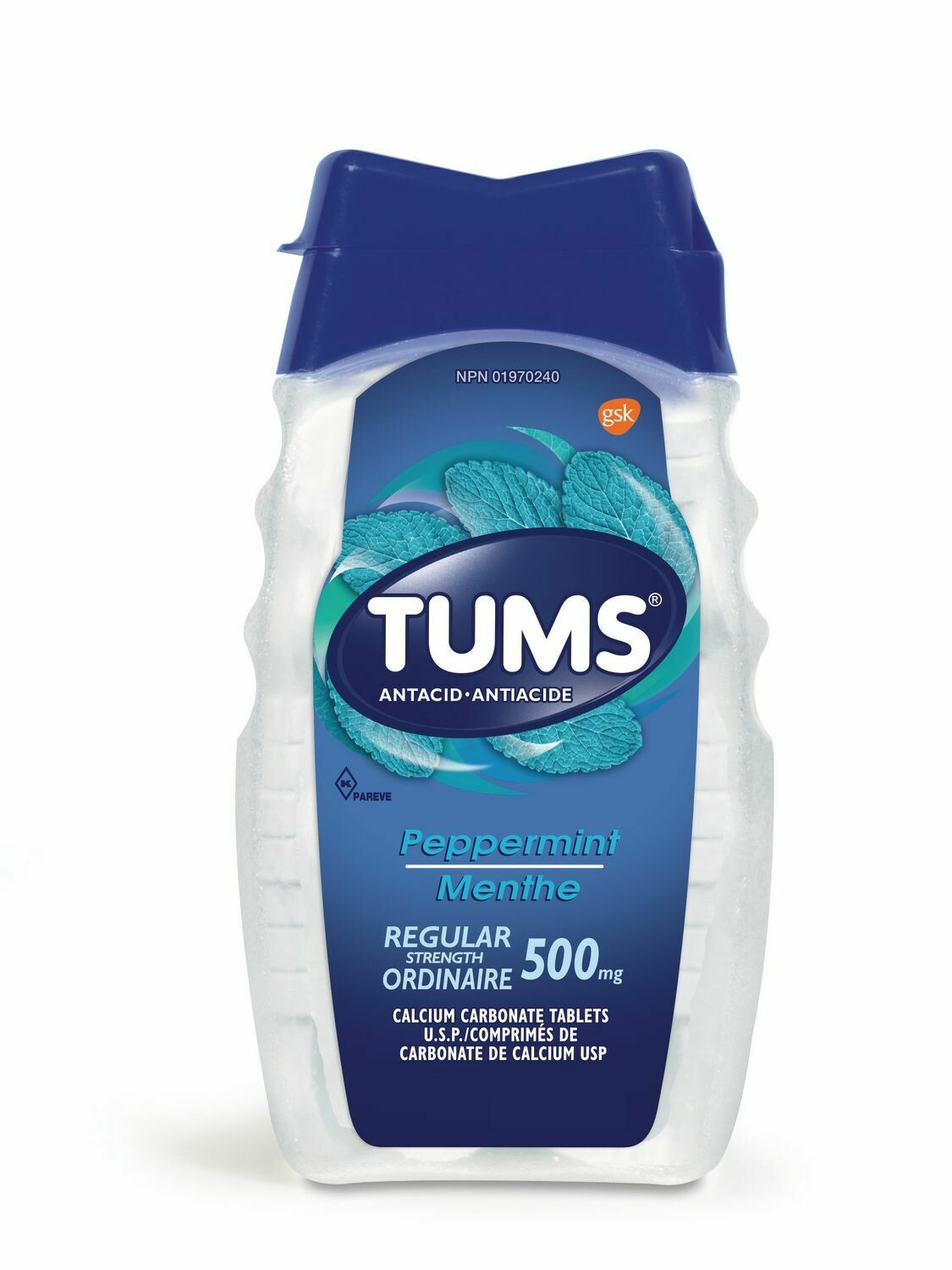 Tums Regular Strength 500mg Antacid x 150 Tums Regular Strength 500mg Antacid x 150