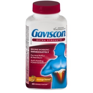 Gaviscon Extra Strength Tablets Orange Burst x60