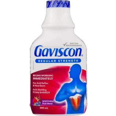Gaviscon Regular Strength Liquid Fruit Blend 600ml