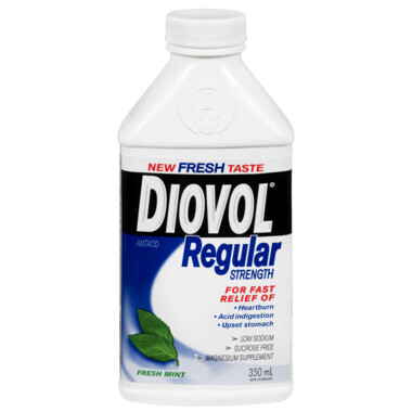 Diovol Regular Strength Liquid Mint Flavour 350ml