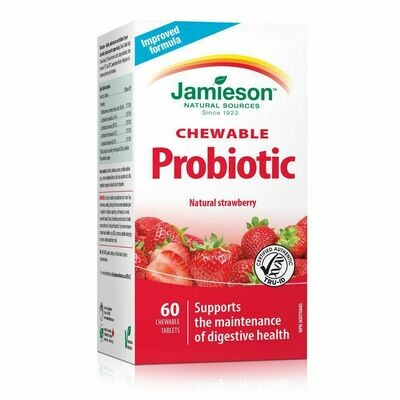 Jamieson Chewable Probiotic - Natural Strawberry x60