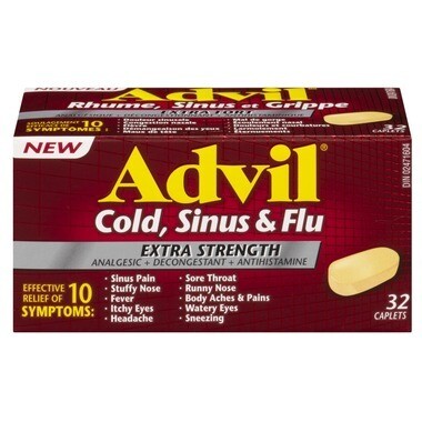 Advil Extra Strength Cold, Sinus & Flu Caplets x32 Advil Extra Strength Cold, Sinus & Flu Caplets x32