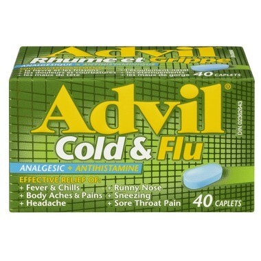Advil Cold & Flu Caplets x40