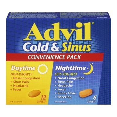 Advil Cold & Sinus Daytime & Nighttime Convenience Pack