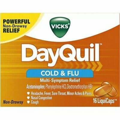 Dayquil Cold Flu Liquicap 16 ct