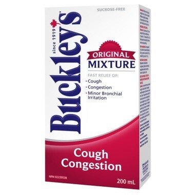 Buckley's Cough Congestion Original Mixture Syrup 200ml Buckley's Cough Congestion Original Mixture Syrup 200ml