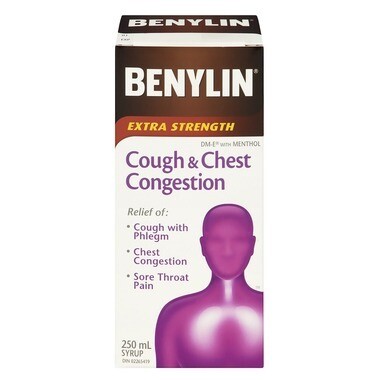 Benylin Extra Strength Cough & Chest Congestion Syrup 250ML