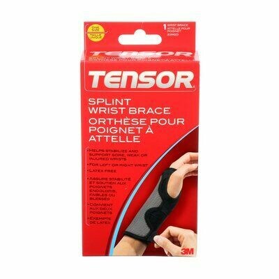 3M Tensor™ Splint Wrist Brace, Grey, One Size