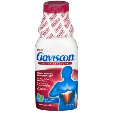 Gaviscon Extra Strength Soothing Liquid Icy Mint 340ml