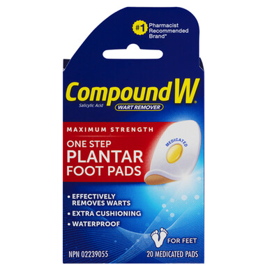 Compound W Wart Remover Pads x 20 Compound W Wart Remover Pads x 20