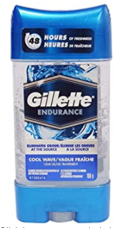 Gillette Cool Wave Clear Gel Men’s Antiperspirant & Deodorant 108g