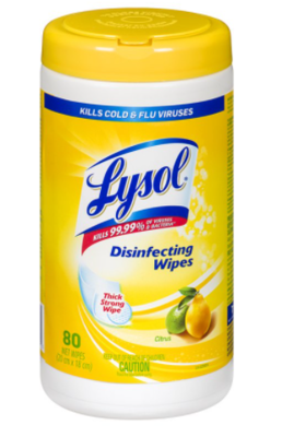 Lysol Disinfecting Wipes - Citrus - 80's