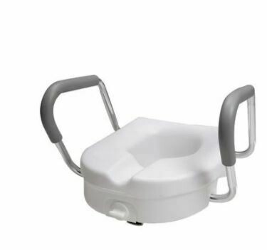 Raised Toilet Seat with Arms 5