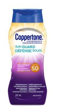 Coppertone Sunscreen Lotion SPF 50, Water-resistant