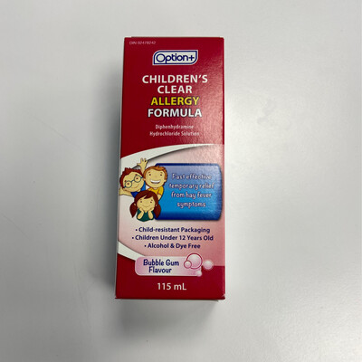 Childrens Allergy Formula (generic Benadryl childrens Liquid)