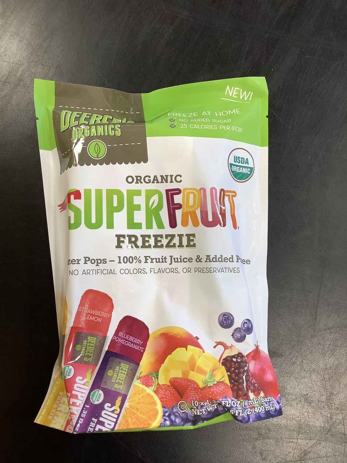 Deebee’s Organics- Organic Superfruit Freezie