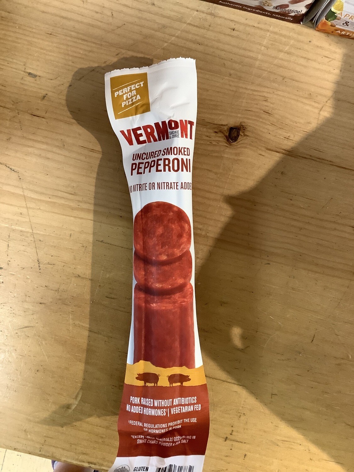 Vermont Uncured Smoked Pepperoni Vermont Uncured Smoked Pepperoni